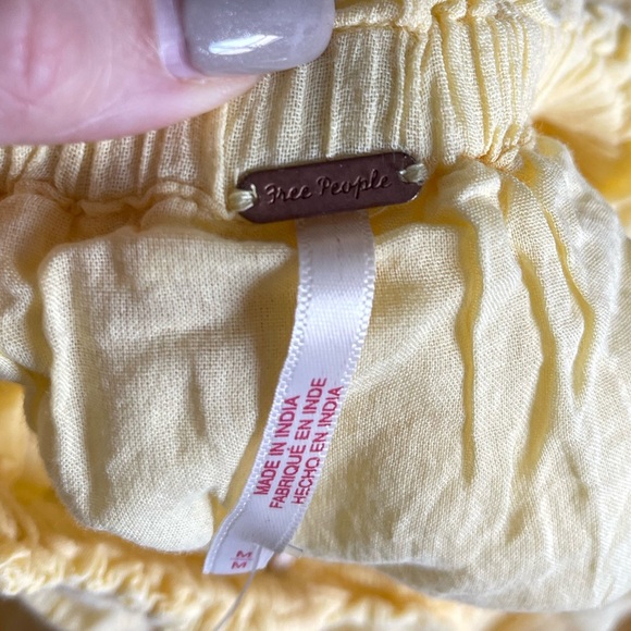 Free People Sunny Yellow Mini Dress - Picture 7 of 7